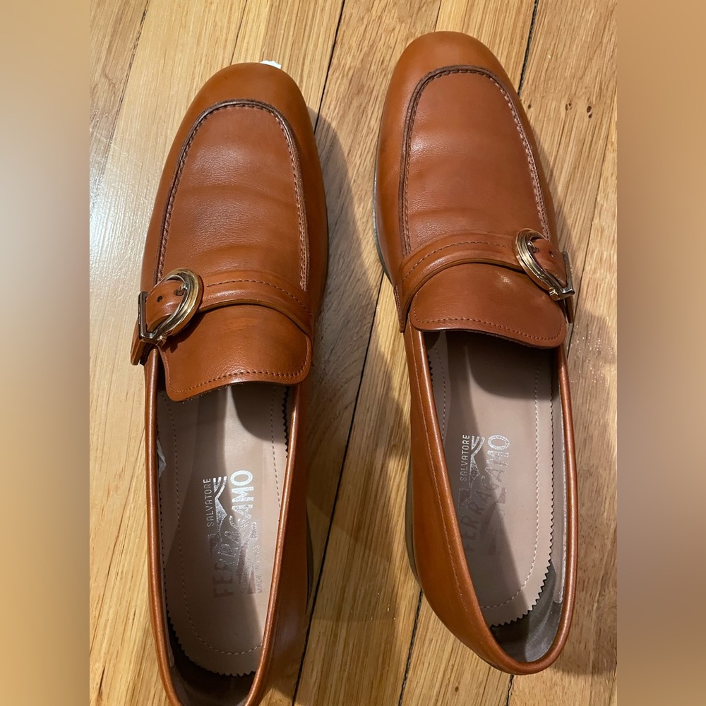 Salvatore Ferragamo slip on style loafers,